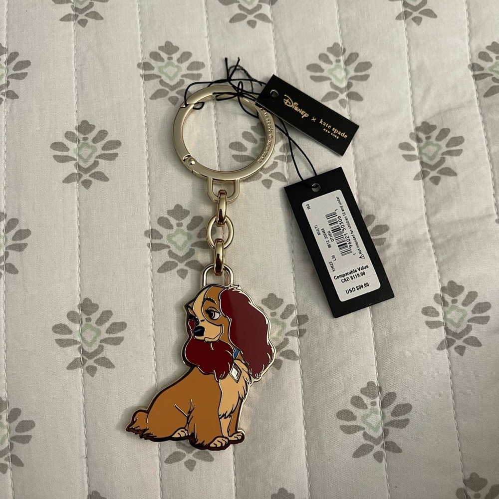 Disney X Kate Spade New York Lady And The Tramp Keychain